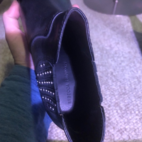 Black booties with silver detailing - Picture 5 of 8